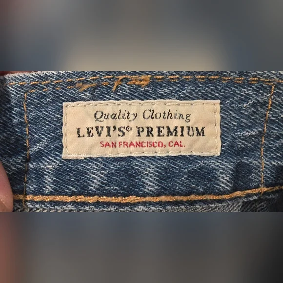 Vintage Men's Levis 501 Straight Leg Button Closure Jeans Size 30x30 - Picture 8 of 10